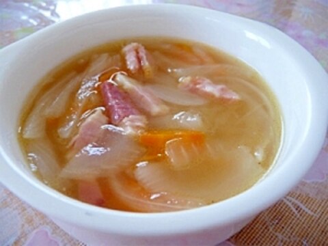 ベーコンと玉ねぎ 美味しいスープ レシピ 作り方 By 手作り大好き さくら 楽天レシピ ベーコンと玉ねぎ 美味しいスープ レシピ 作り方 By 手作り大好き さくら 楽天レシピ